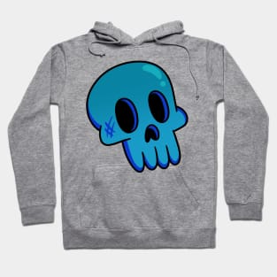 Blue Skull Hoodie